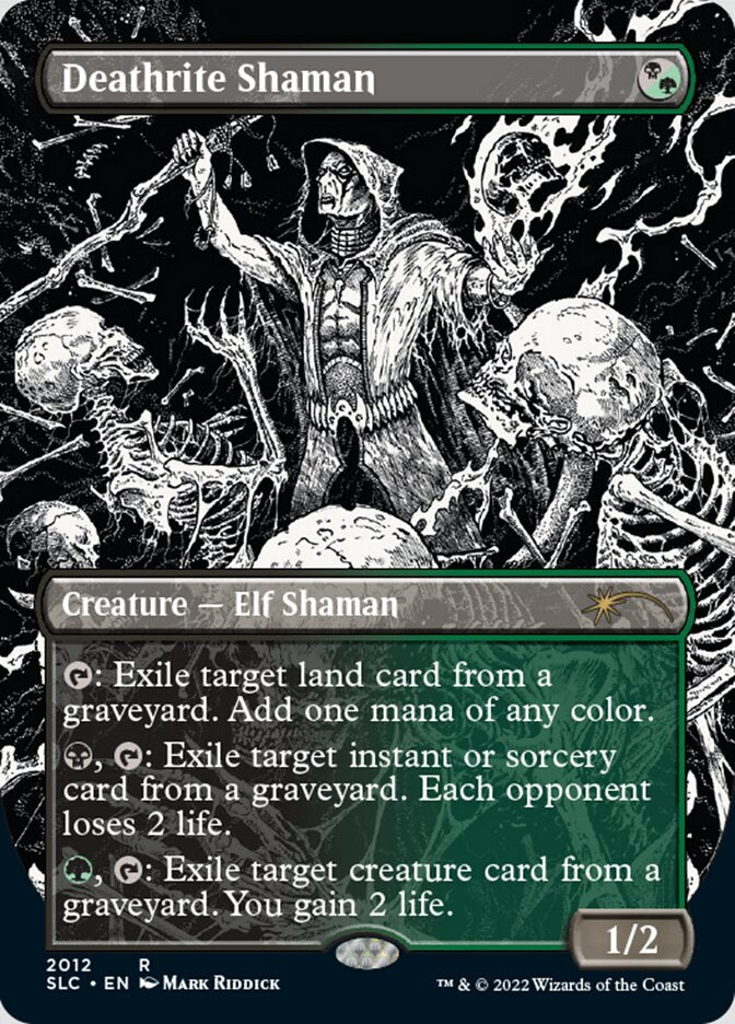 Deathrite Shaman (Borderless) [Secret Lair 30th Anniversary Countdown Kit] | Good Games Cannington