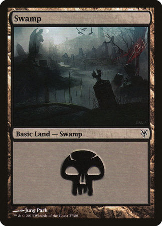 Swamp (37) [Duel Decks: Sorin vs. Tibalt] | Good Games Cannington
