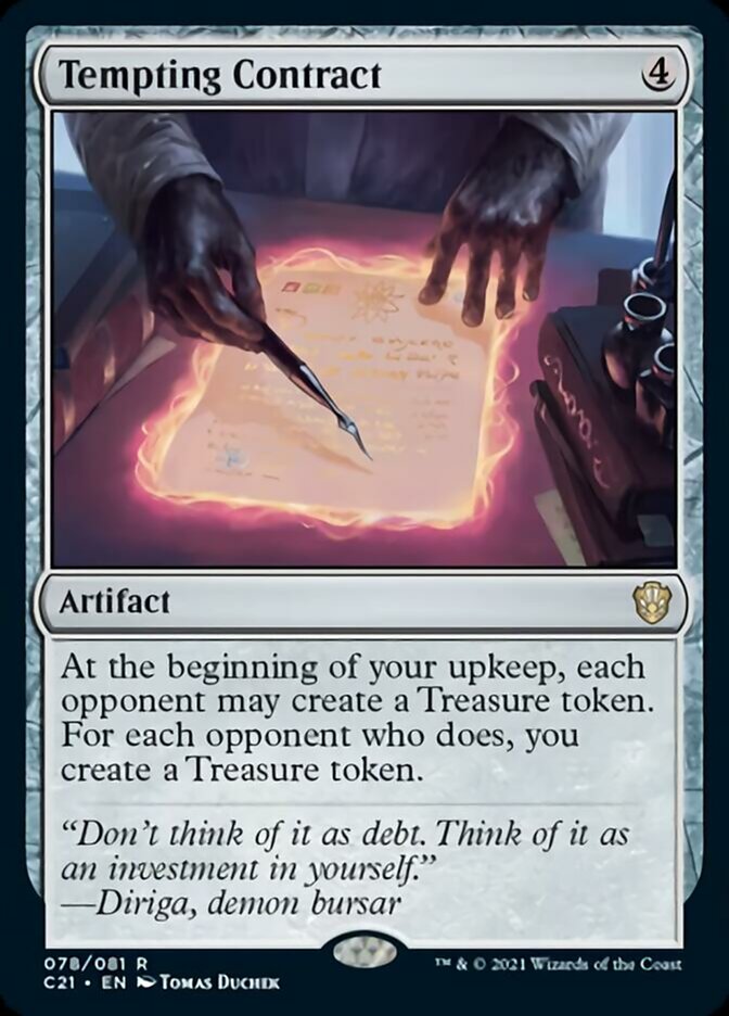 Tempting Contract [Commander 2021] | Good Games Cannington