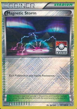 Magnetic Storm (91/106) (League Promo) [XY: Flashfire] | Good Games Cannington
