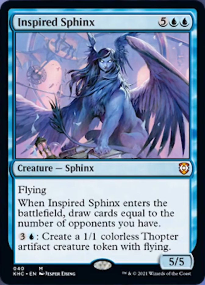 Inspired Sphinx [Kaldheim Commander] | Good Games Cannington