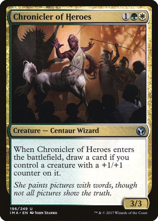 Chronicler of Heroes [Iconic Masters] | Good Games Cannington