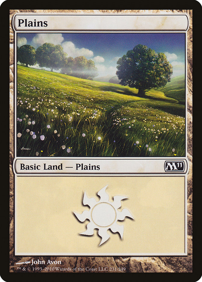 Plains (231) [Magic 2011] | Good Games Cannington
