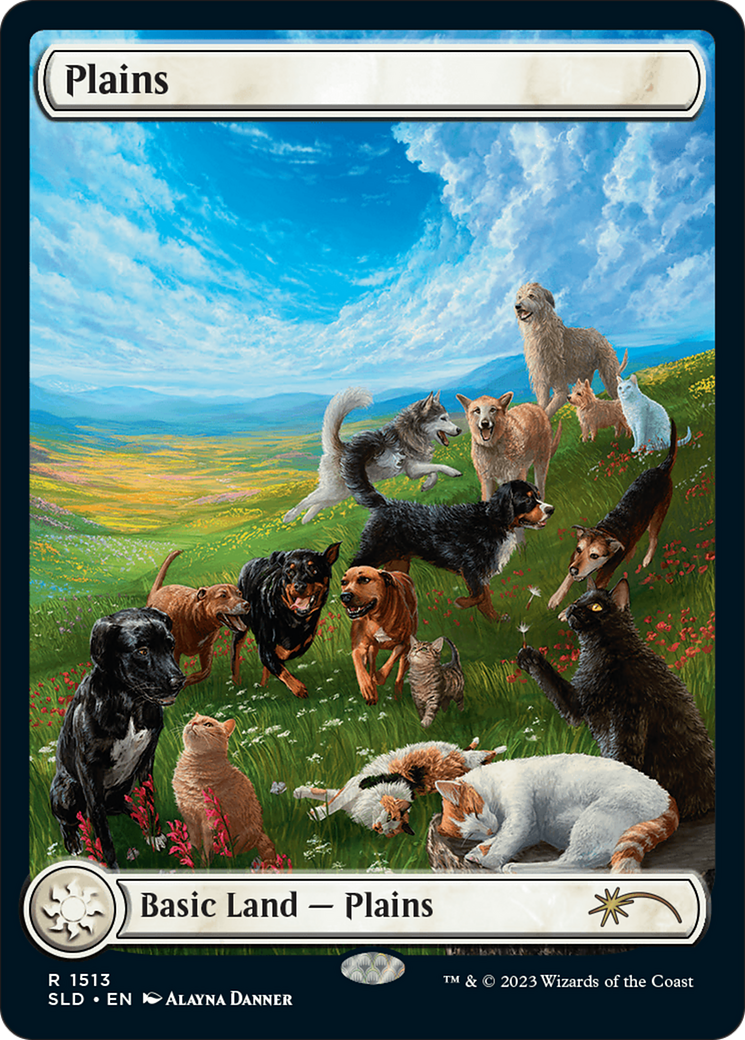 Plains (1513) [Secret Lair Commander Deck: Raining Cats and Dogs] | Good Games Cannington