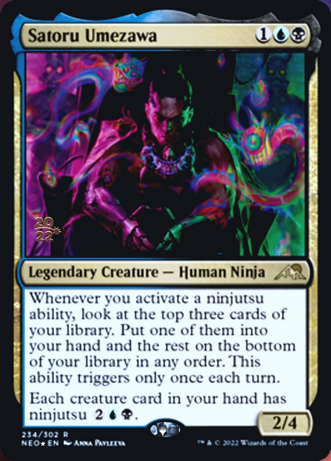 Satoru Umezawa [Kamigawa: Neon Dynasty Prerelease Promos] | Good Games Cannington