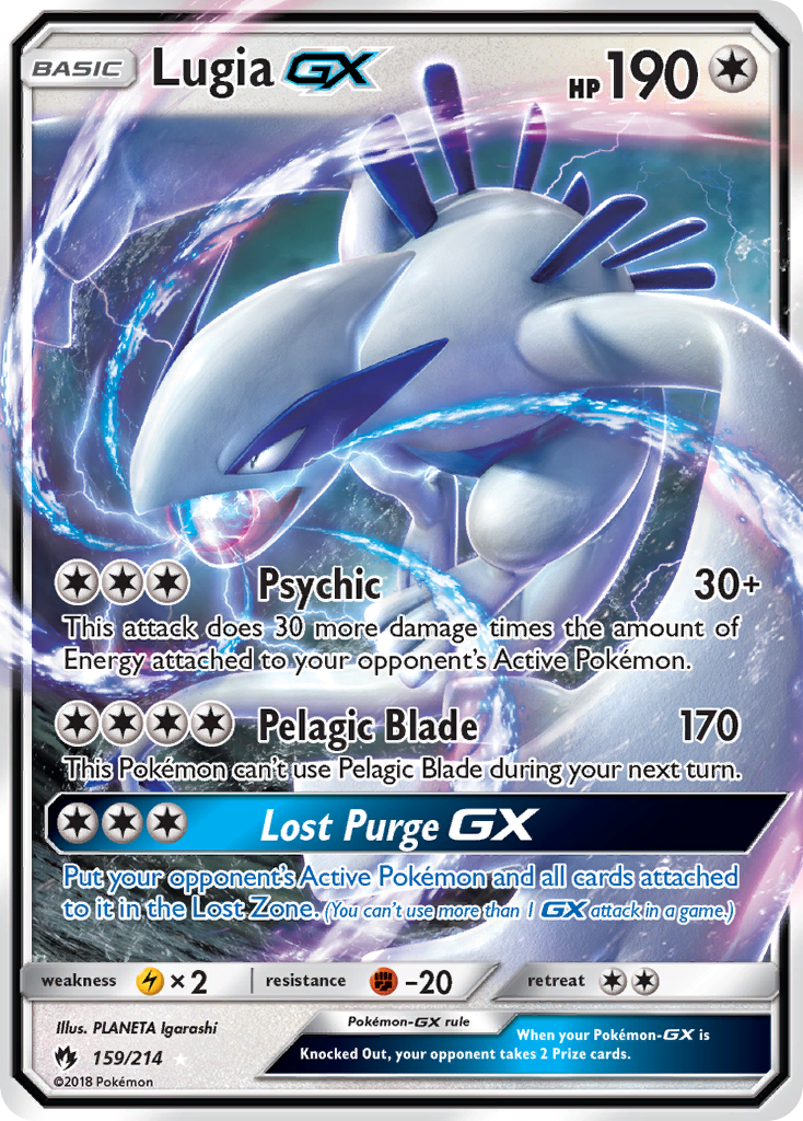 Lugia GX (159/214) [Sun & Moon: Lost Thunder] | Good Games Cannington
