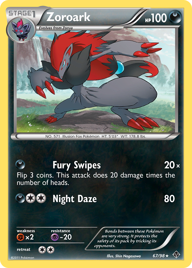 Zoroark (67/98) [Black & White: Emerging Powers] | Good Games Cannington