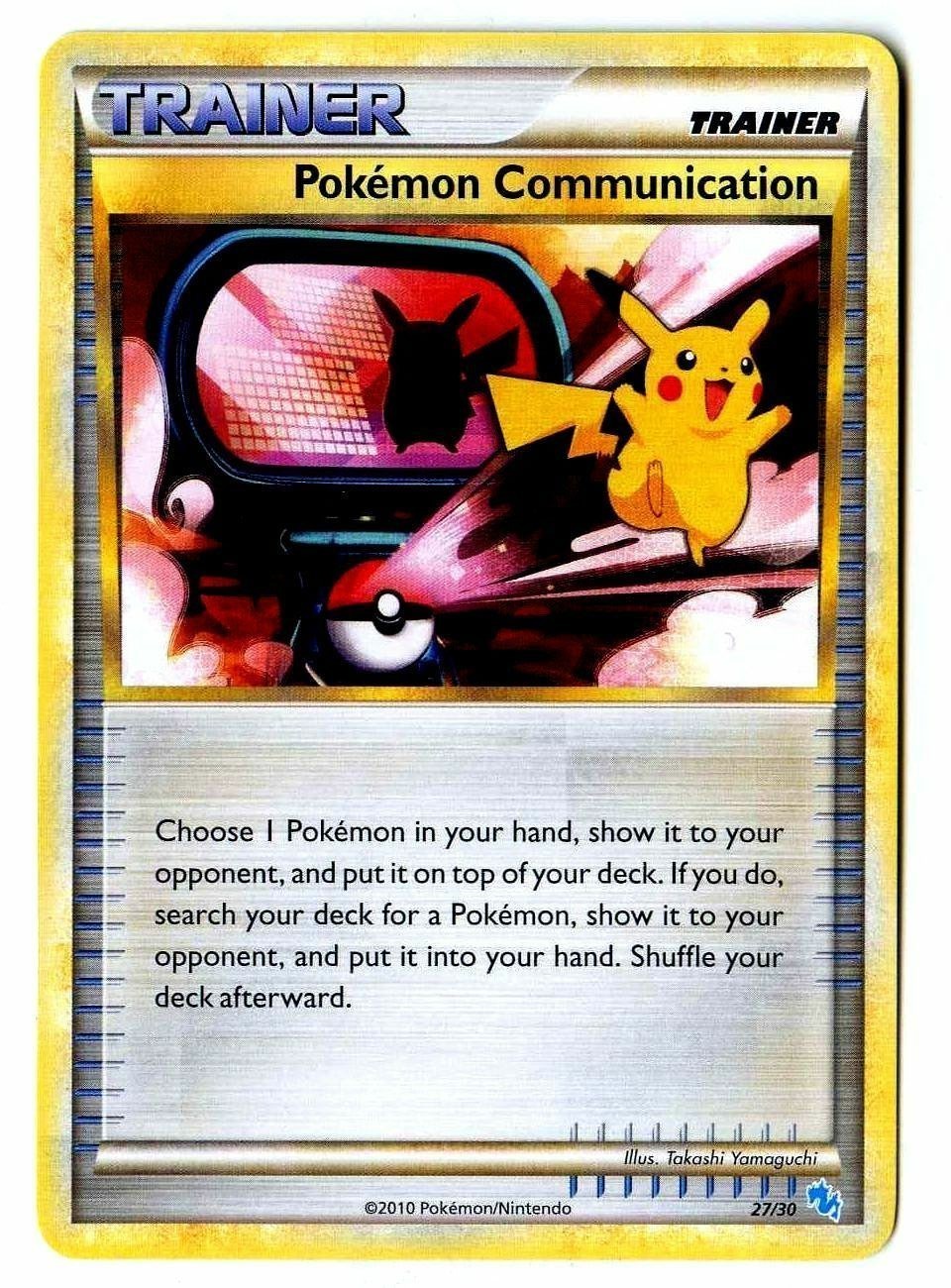 Pokemon Communication (27/30) [HeartGold & SoulSilver: Trainer Kit - Gyarados] | Good Games Cannington