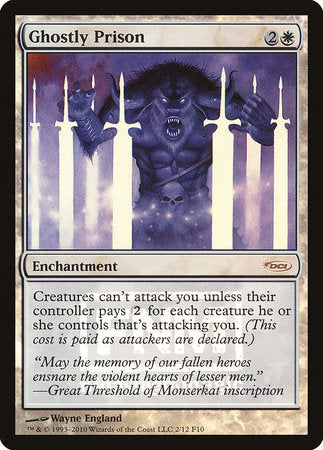 Ghostly Prison [Friday Night Magic 2010] | Good Games Cannington