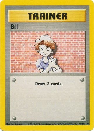 Bill (91/102) [Base Set Unlimited] | Good Games Cannington
