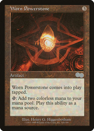 Worn Powerstone [Urza's Saga] | Good Games Cannington