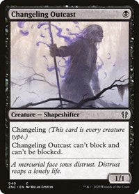 Changeling Outcast [Zendikar Rising Commander] | Good Games Cannington