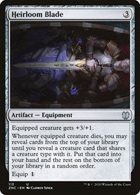 Heirloom Blade [Zendikar Rising Commander] | Good Games Cannington