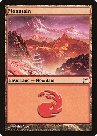 Mountain (299) [Champions of Kamigawa] | Good Games Cannington