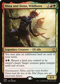 Mina and Denn, Wildborn [Zendikar Rising Commander] | Good Games Cannington