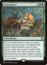 Abundance [Zendikar Rising Commander] | Good Games Cannington