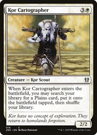 Kor Cartographer [Zendikar Rising Commander] | Good Games Cannington