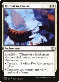 Retreat to Emeria [Zendikar Rising Commander] | Good Games Cannington