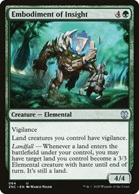 Embodiment of Insight [Zendikar Rising Commander] | Good Games Cannington