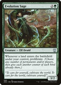 Evolution Sage [Zendikar Rising Commander] | Good Games Cannington