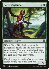 Satyr Wayfinder [Zendikar Rising Commander] | Good Games Cannington