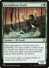 Springbloom Druid [Zendikar Rising Commander] | Good Games Cannington