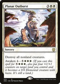 Planar Outburst [Zendikar Rising Commander] | Good Games Cannington
