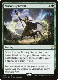 Nissa's Renewal [Zendikar Rising Commander] | Good Games Cannington