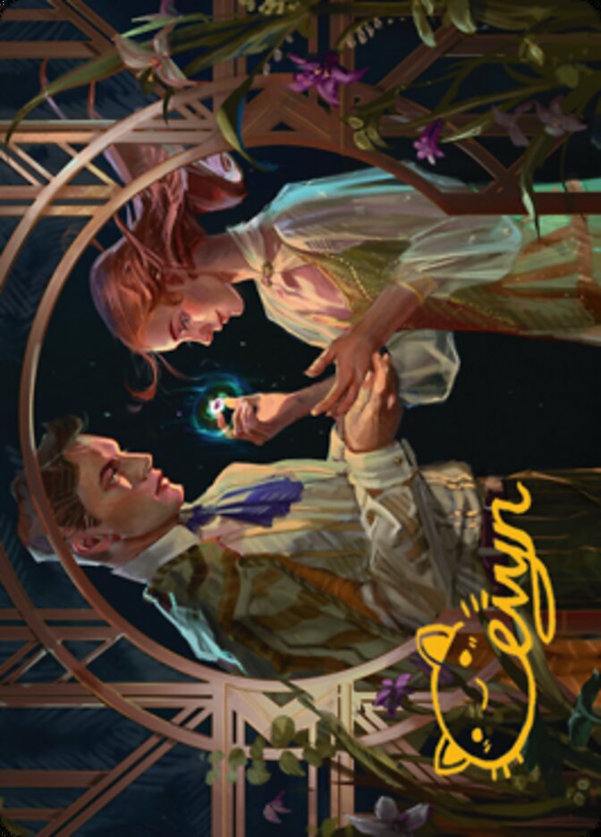 Prosperous Partnership Art Card (Gold-Stamped Signature) [Streets of New Capenna Art Series] | Good Games Cannington