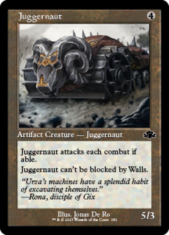 Juggernaut (Retro) [Dominaria Remastered] | Good Games Cannington