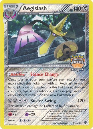 Aegislash (85/146) (Regional Championship Promo) [XY: Base Set] | Good Games Cannington