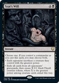 Szat's Will [Commander Legends] | Good Games Cannington