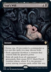 Szat's Will (Extended Art) [Commander Legends] | Good Games Cannington