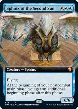 Sphinx of the Second Sun (Extended Art) [Commander Legends] | Good Games Cannington