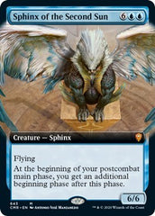Sphinx of the Second Sun (Extended Art) [Commander Legends] | Good Games Cannington