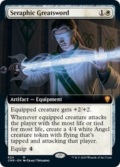 Seraphic Greatsword (Extended Art) [Commander Legends] | Good Games Cannington