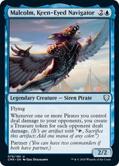 Malcolm, Keen-Eyed Navigator [Commander Legends] | Good Games Cannington