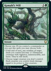 Kamahl's Will [Commander Legends] | Good Games Cannington