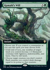 Kamahl's Will (Extended Art) [Commander Legends] | Good Games Cannington