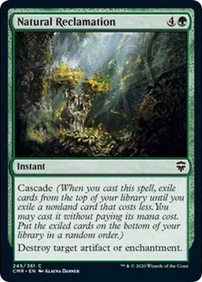 Natural Reclamation [Commander Legends] | Good Games Cannington