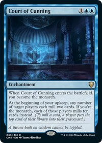 Court of Cunning [Commander Legends] | Good Games Cannington