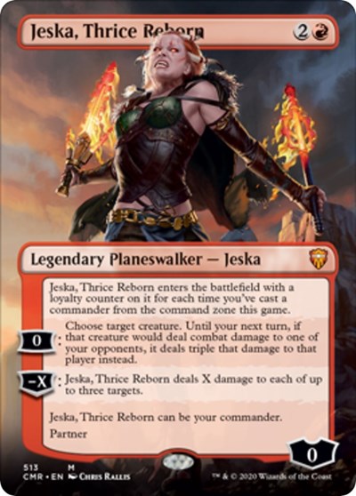 Jeska, Thrice Reborn (Borderless) [Commander Legends] | Good Games Cannington