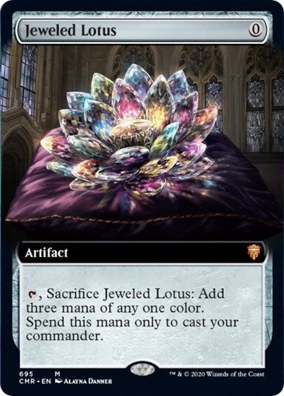 Jeweled Lotus (Extended Art) [Commander Legends] | Good Games Cannington