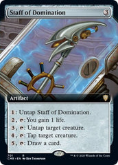 Staff of Domination (Extended Art) [Commander Legends] | Good Games Cannington