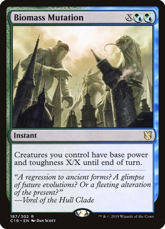 Biomass Mutation [Commander 2019] | Good Games Cannington