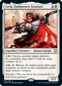 Livio, Oathsworn Sentinel [Commander Legends] | Good Games Cannington