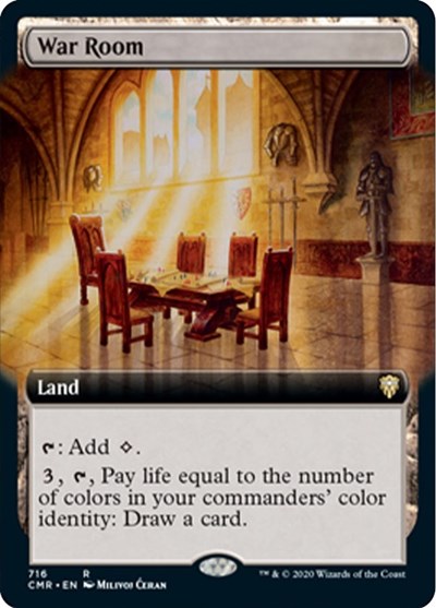 War Room (Extended Art) [Commander Legends] | Good Games Cannington