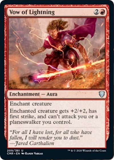 Vow of Lightning [Commander Legends] | Good Games Cannington