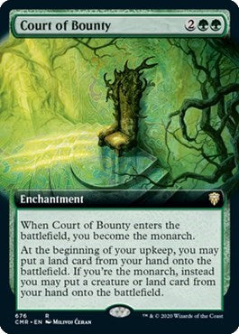 Court of Bounty (Extended Art) [Commander Legends] | Good Games Cannington