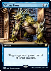 Wrong Turn (Extended Art) [Commander Legends] | Good Games Cannington